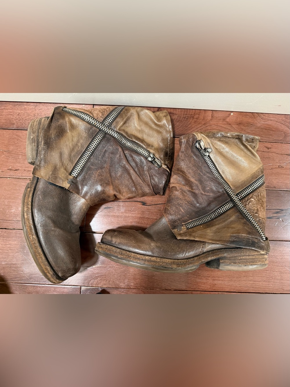 AS98 leather Zip Boots A.S.98 - Picture 2 of 5